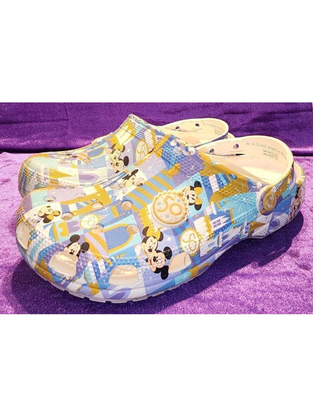 CROCS Disney 50th Anniversary Mickey Mouse Clogs sz M7/W9